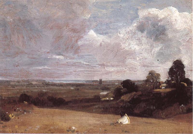 John Constable Dedham seen from Langham